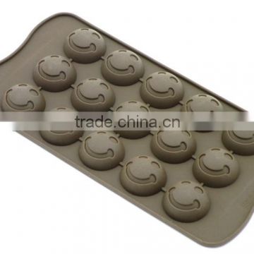 Smile Face Cake Cookie Jelly Ice Baking Silicone Mould