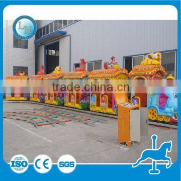 Hot Sale Kids Electric Train Ride!!!Amusement Park Train Ride Elephant Train Track Ride for Sale