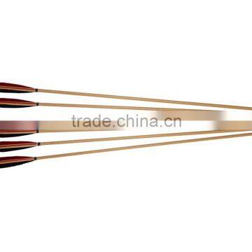 Archery Hunting Wood Arrows With 5 Inch White Turkey Feather Archery Arrows With Target Tip photo-6