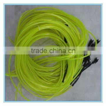 high brightness 4.0mm yellow-green color el wire,