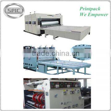 Semi automatic ink corrugated cardboard printing machine