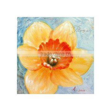 Canvas flowers oil painting