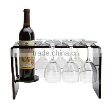 Custom acrylic tabletop wine rack