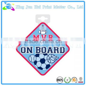 Plastic Sign Board With Printed Baby On Board Sign