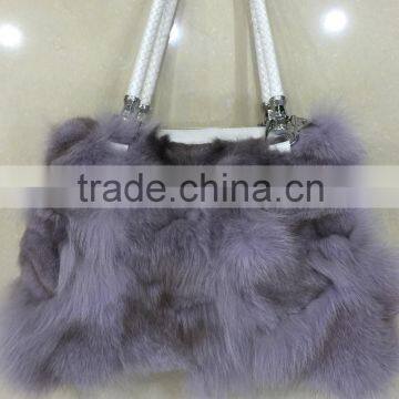 Noble fox fur made fur bag fox fur handbag wholesale and retail