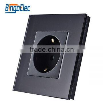 Toughened glass panel germany plug socket