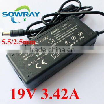 65W Charger Universal AC Adapter 19V 3.42A For Toshiba Laptop Accessorise Manufacture DC Jack 5.5mm 2.5mm