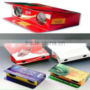 Promotional Logo printing foldable paper binocular