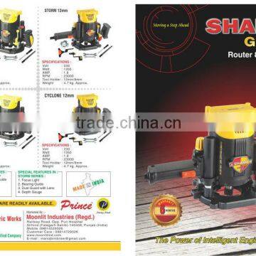 HEAVY DUTY ELECTRIC HAND ROUTER STORM 8MM photo-2