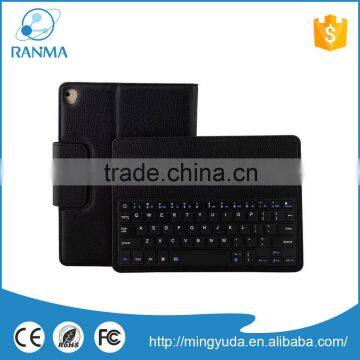 High Quality Flip Bluetooth Keyboard Leather Case for Ipad Pro