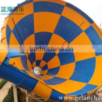 Big water park rider trumpet water slides for water park equipment