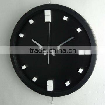 2014 new style wall clock 12 inch metal wall clock