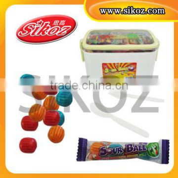 Colorful Confectionery Tattoo Fruit Bubble Gum In Lunch Box SK-G004