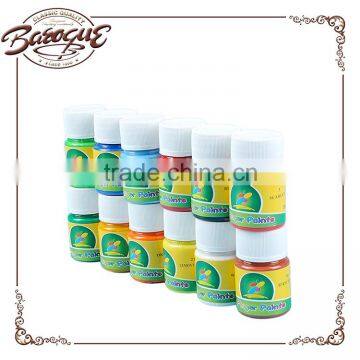 wholesale chinjoo 30ml finger paint pots drawing safety for kids in plastic box