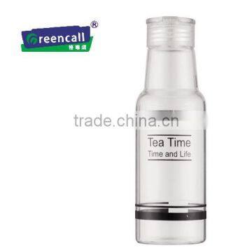 2016 High quality high borosilicate glass water bottle 320ml