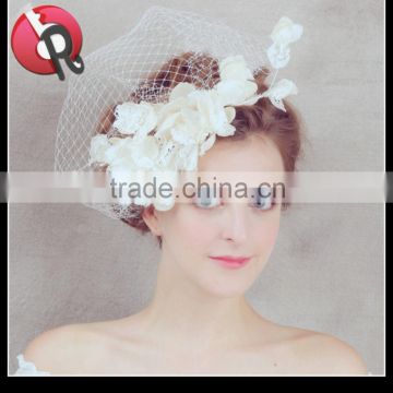 Handmade Women white decorative flower for wedding