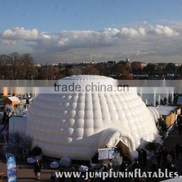 inflatable big dome 14m diameter Large inflatable igloo dome best quality inflatable event tents on street