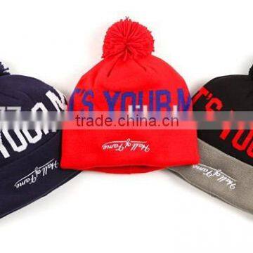 Acrylic Jacquard Knitted Hat Cap Factory