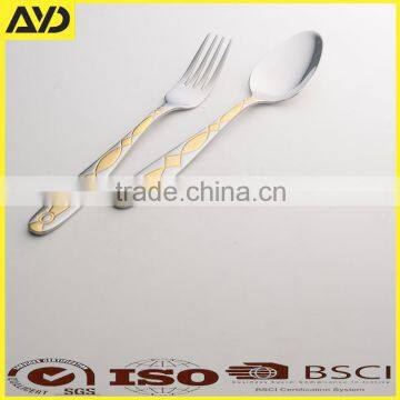 Flatware Sets Dinner Knife Fork Spoon Service Tableware Stainless Steel