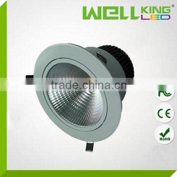 UL FCC CE RoHS 2.5 3 inch 4inch 5inch cob lighting led ceiling down light