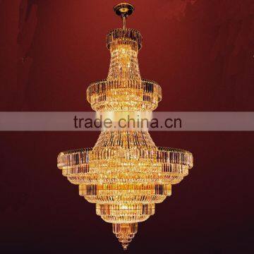 European style luxury living room brass chandelier with candles