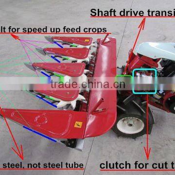 hand operated gasoline soybean harvester machine