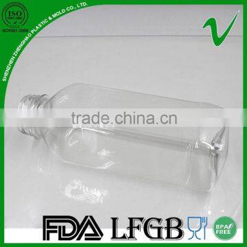 450ml Square Empty PET Plastic Beverage Bottle for Cold Press Juice Packing photo-4