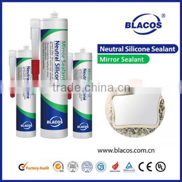 Neutral mirror self tile adhesive film