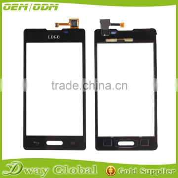 For LG E460 E450 Optimus L5 II 2 New White / Black Digitizer Touch Screen Panel Sensor Lens Glass 100%Test