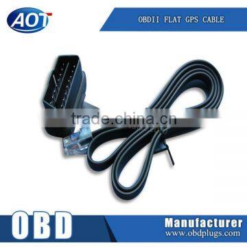 OBD2 male to rj45 extension cable OBDii flat cable