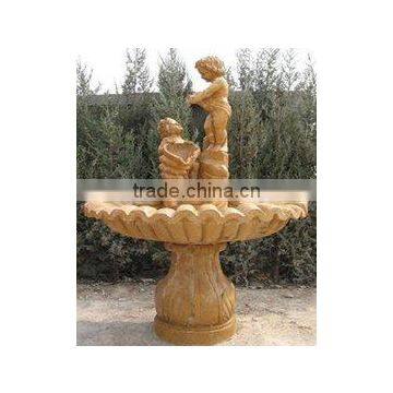 Garden marble fountain