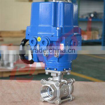 Three Piece Ss316L Explosion Proof Ball Valve With Electric Actuator photo-4