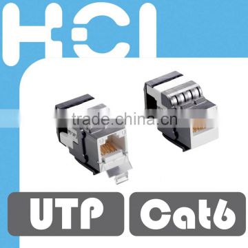 Cat 6 RJ45 UTP Modular Keystone Jack Female Connector