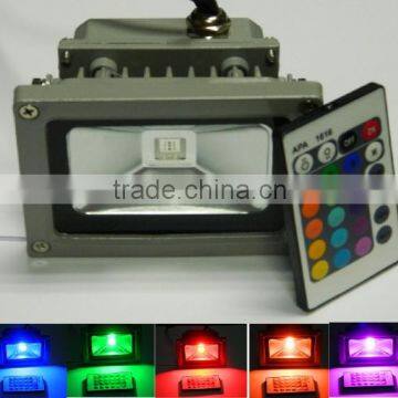 10W remote control outdoor led flood lights