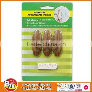 3pcs in one pack adhesive towel hook wall clothes-hook hanger