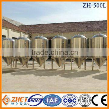 500l fermenting tank/fermentation vessels CE ODM manufacturer