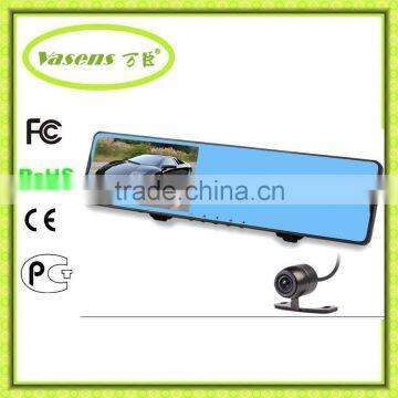 Car Dvr 4.3" HD 1080p Anti-reflection Blue Mirror Full HD Automobile Rear View Mirror hd Car Dvr photo-4