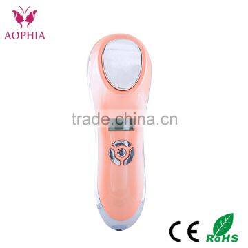 Mini face lifting machines electric facial massager with hot & cool massage by handheld for home use