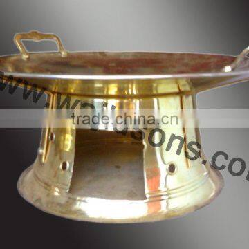 New Design Chafing Dish | Brass Plated Chafing Dish | Handmade Chafing Dish | Metal Made Chafing Dish photo-5