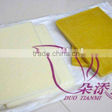 100% natural yellow / white brick refined beeswax