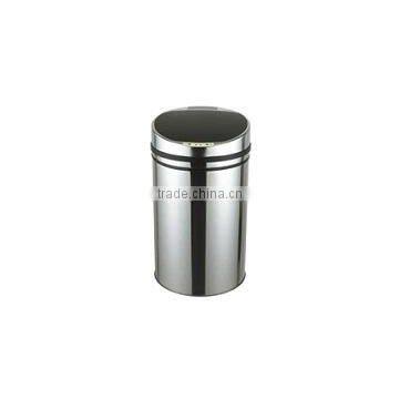 Sensor Trash Bin Stainless Steel Trash Can Trash Bin Dustbin Garbage Bin Ash Can One Touch Dustbin photo-2