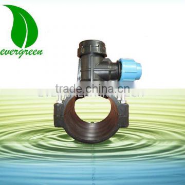 Mechanical Self Tapping Tees quick locking pipe clamp