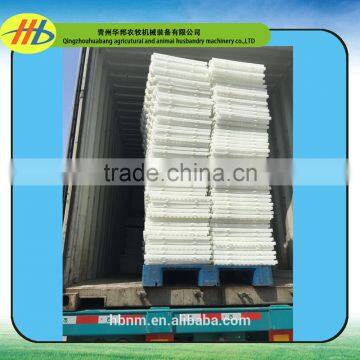 2017 high quality white color chicken plastic slat flooring