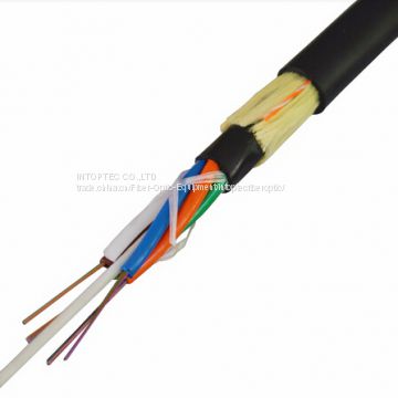 Qualified Aerial Self Supporting Sm G652D Fiber Optical Cable ADSS