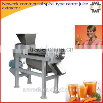 Neweek commercial spiral type carrot juice extractor