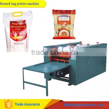 Neweek 3 colors corn woven bag rice printer flour sack printing machine