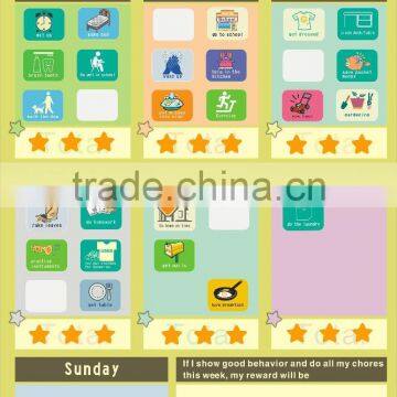 60*40 cm New Products for Kids Magnetic Planning Boards Magnetic Chores Chart