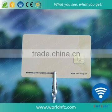 Contact smart card 1K bit 5542 chip Pvc Memory Chip Card