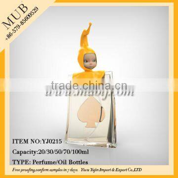 New designs crystal empty bottle perfume for kids