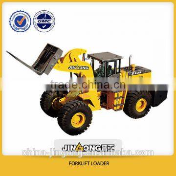 Wheel Loader With Pallet Fork JGM761FT28 Stone Forklift Loader Weichai Engine